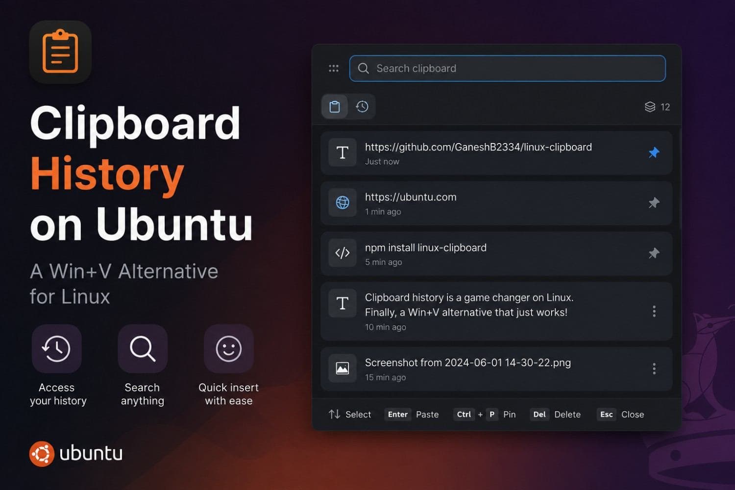 Clipboard for Ubuntu